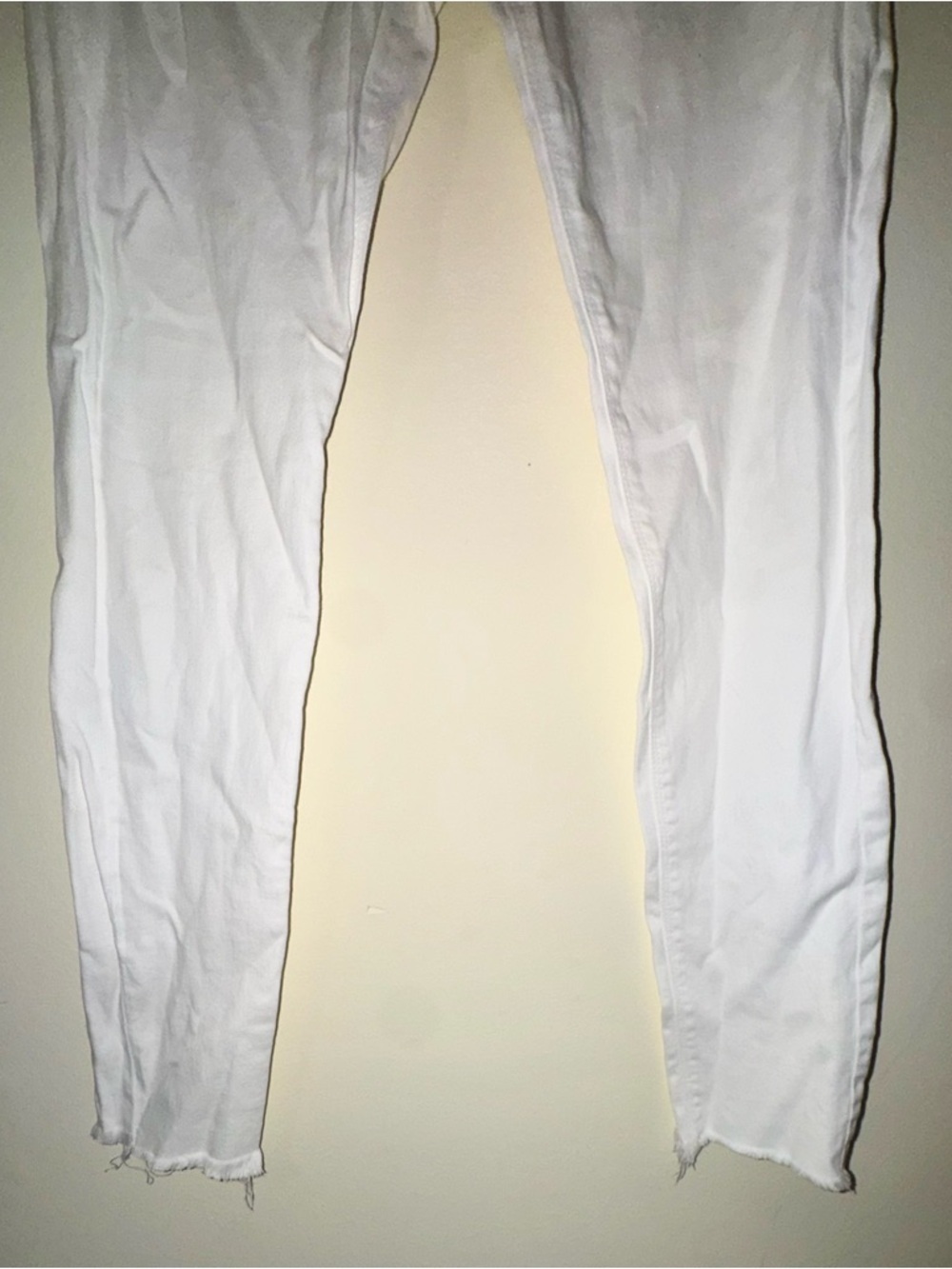 Zara Trafaulic White Skinny Women's Cropped Jeans - Picture 3 of 8